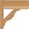 Ekena Millwork Funston Block Rough Sawn Outlooker, Western Red Cedar, 8"W x 20"D x 20"H OUT08X20X20FST05RWR - alternate 2